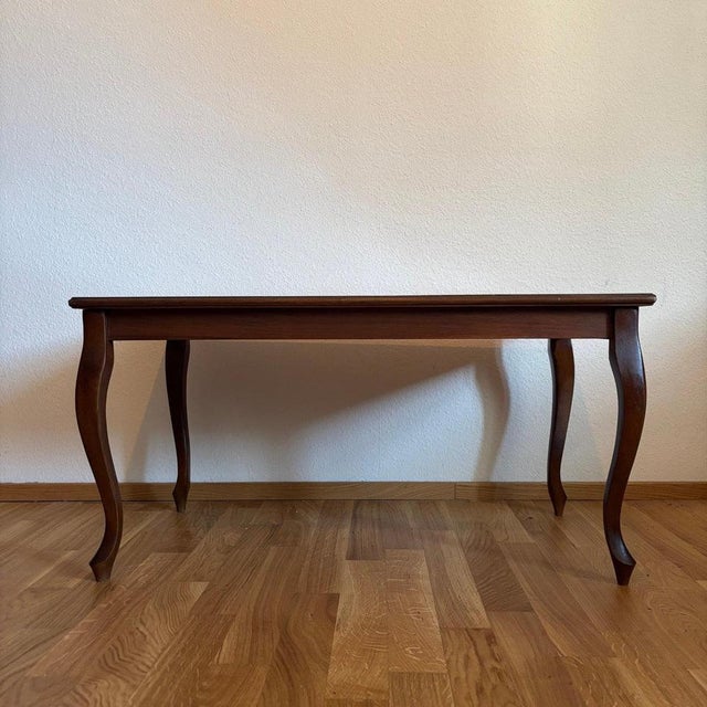 Vintage Living Room Table in Mahogany Veneer For Sale - Image 3 of 9