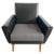 Mid-Century Danish Armchair in Black Skai, 1960s For Sale - Image 11 of 18