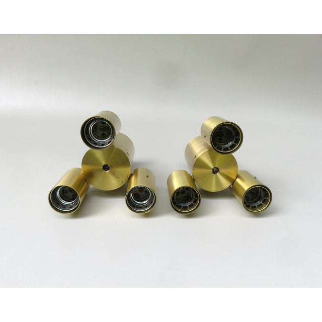 Large Ceiling Lights in Brass and Bubble Glass, 1960s, Set of 2 For Sale - Image 18 of 18