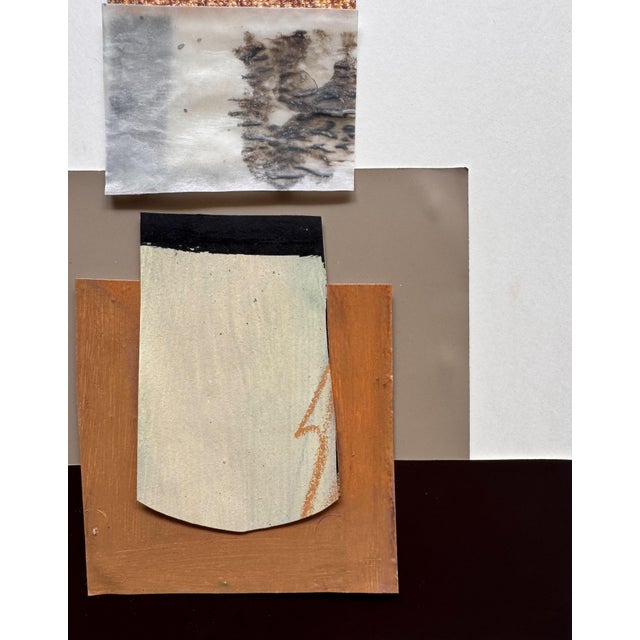 2020s "Memorabilia 9" Original Mixed-Media Collage on Paper by Zac Woodiel For Sale - Image 5 of 9