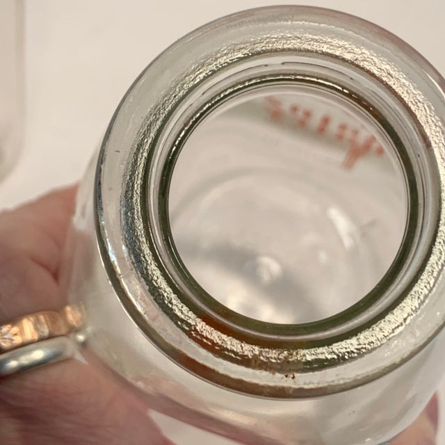 Glass Circa 1940s Pet & Kainz Dairy Glass Pint Milk Bottles – Pair For Sale - Image 7 of 12