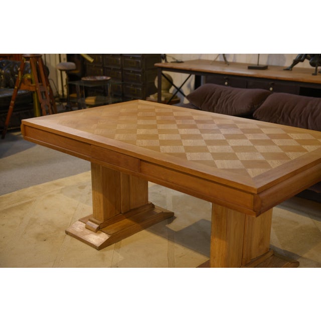 Vintage Oak Table, 1940s For Sale - Image 13 of 15