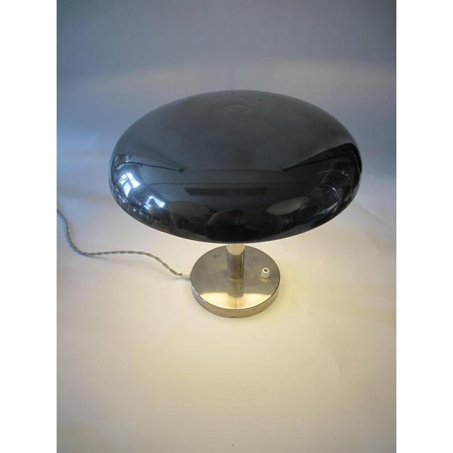 Bauhaus Desk Lamp in Chrome, Czechoslovakia, 1930s For Sale - Image 12 of 16