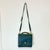 Coach 1993 Vintage Boho Chic Coach Willis Navy Leather Satchel Crossbody Handbag For Sale - Image 4 of 11
