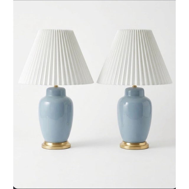 Description: A beautiful, matching pair of true vintage 1970s / 1980s ceramic table lamps. Item Specifics: • Brand:...