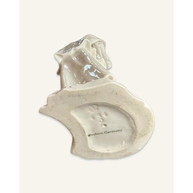 Ceramic Mid 20th Century Nymphenburg Glazed Bisque Figurine For Sale - Image 7 of 9