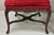 Vintage Italian Regency Style Carved Walnut Red Fabric Dining Chairs - Set of 6 For Sale In Philadelphia - Image 6 of 12