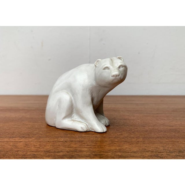 Vintage Polar Bear Figurine from Pearlite Marblecraft, Canada For Sale - Image 11 of 18