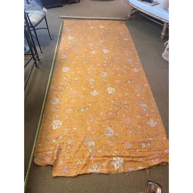 Traditional Clarence House Vibrant Floral Fabric - 3 Yard Piece For Sale - Image 3 of 7