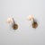 Gold Italian Wall Sconces in Brass and Opaline Glass, 1950s, Set of 2 For Sale - Image 8 of 9