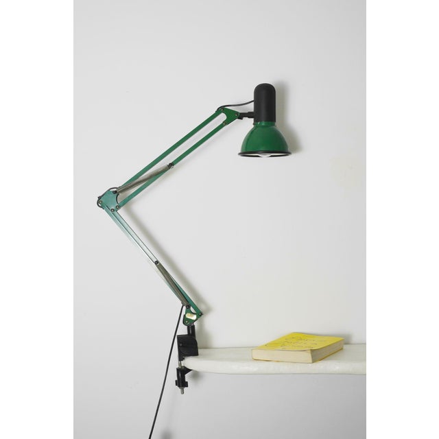 Spanish Swing Arm Green Architect Desk Lamp from Fase, 1980s For Sale - Image 4 of 18
