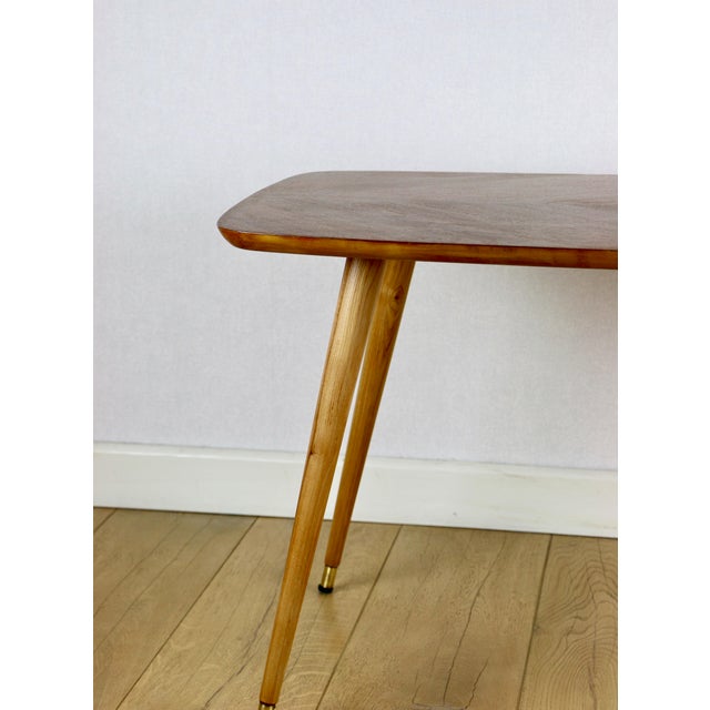 1970s Vintage Swedish Coffee Table in Walnut, 1970s For Sale - Image 5 of 13