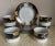 Onyx 1980s Veroni Gold Black & Grey Cappuccino Cups & Saucers Service for 6 - 12 pcs For Sale - Image 8 of 8
