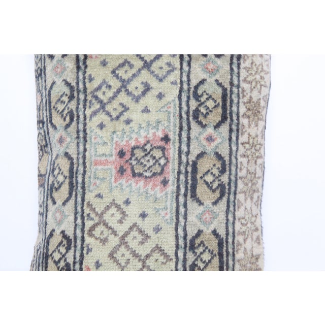 Olive Decorative Bohemian Rug Pillow Cushion Cover - 12'' X 20'' For Sale - Image 8 of 10