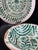 Vintage Spanish Fajalauza Lebrillos with Hand-Painted Green Decoration, Set of 3 For Sale - Image 9 of 13