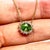 Natural Sapphire Diamond Halo Pendant With Chain 18" 14k YG 3.14 TCW Certified For Sale - Image 12 of 13