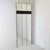 Italian Mirror Coat Rack on Three-Panel Glass and Black Lacquered Wood, 1980s For Sale - Image 4 of 11