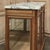19th Century French Louis XVI Walnut Buffet With Marble Top & Hand Beveled Glass For Sale - Image 15 of 18