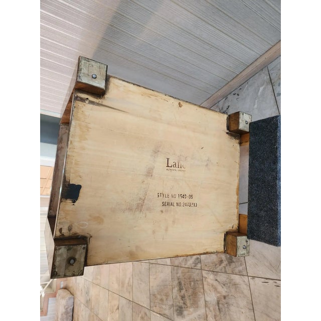 Midcentury Burlwood Side Table Milo Baughman for Lane For Sale - Image 10 of 14