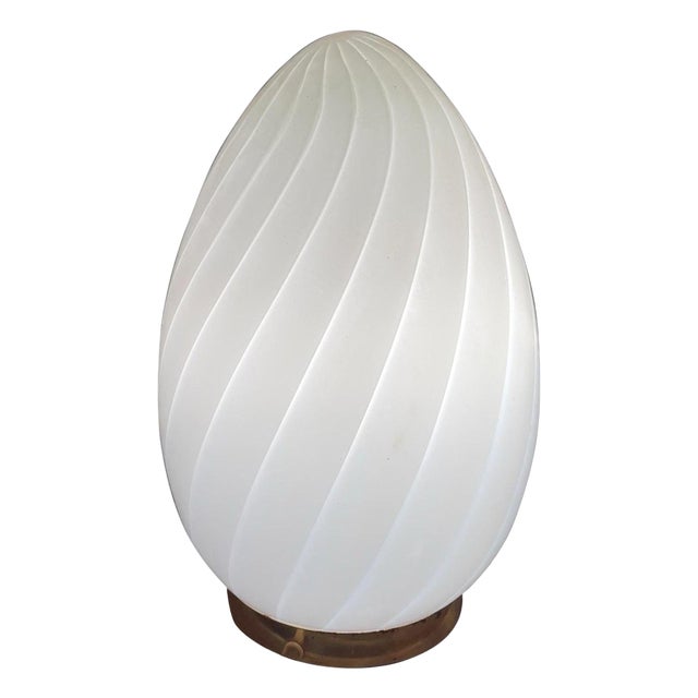 Art Glass Murano Table Lamp from Vistosi, 1980 For Sale