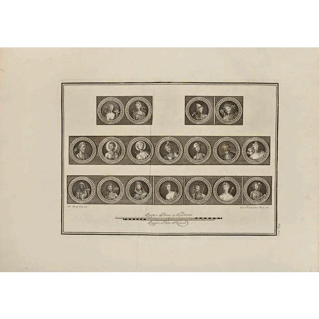 Status Hierarchy in the Roman Empire from "Antiquities of Herculaneum" is an etching on paper realized by Ferdinando...