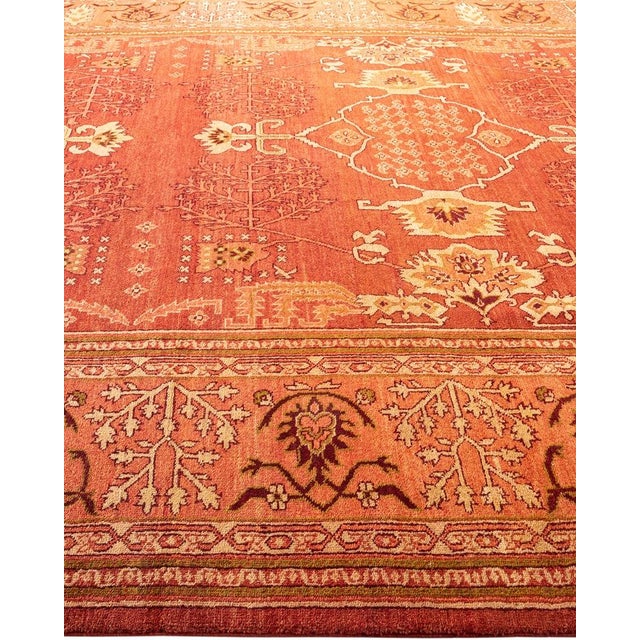 Solo Rugs Eclectic, One-of-a-Kind Hand-Knotted Area Rug in Red, 8' 2" x 10' 2" For Sale - Image 4 of 8