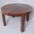 1960s Aldo Tura Intimate Round Dining Table Wrapped Goatskin Italy For Sale - Image 9 of 12