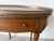 Vintage Baker Furniture Louis XVI-Style Bouillotte Side Table With Brass Gallery and Single Drawer For Sale - Image 9 of 16