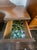 1930s Art Deco Waterfall Burl Wood Vanity With Circular Mirror For Sale - Image 10 of 12