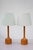 Vintage Scandinavian Oak Table Lamps from Elpe, Set of 2 For Sale - Image 9 of 15
