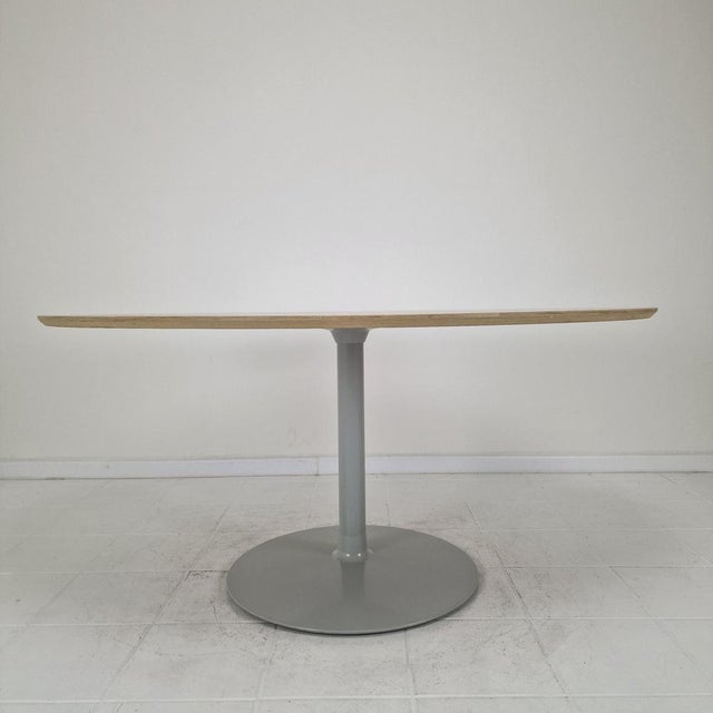 Early 21st Century Large Oval Dining Table in Oak by Pierre Paulin for Artifort, 2018 For Sale - Image 5 of 14
