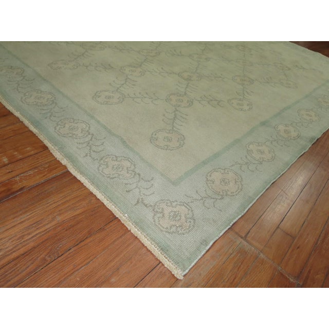 Mid 20th century turkish floral konya rug