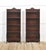 This elegant pair of mahogany open bookcases showcases timeless craftsmanship and classic design. Each bookcase features...