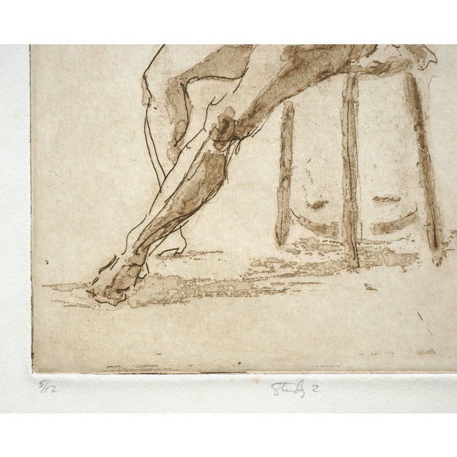 "Study 2" Figurative Lithograph by Jim Smyth For Sale - Image 4 of 5