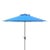 Outdoor UV Resistant Ortega 9 ft Auto Tilt Crank Umbrella - Pacific Blue For Sale