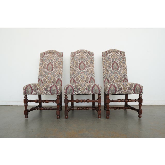 Vintage Henredon Jacobean Dining Chairs (Set of 6) For Sale - Image 10 of 18