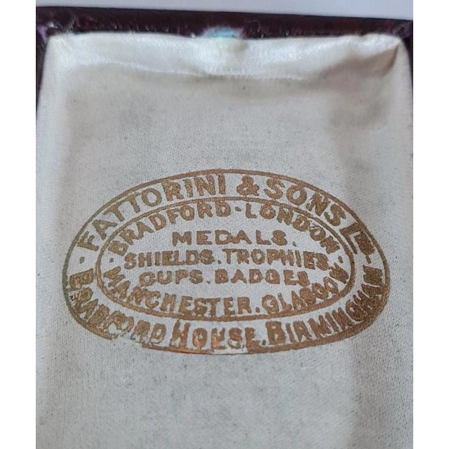 Gold Gold and Enamel Billiards League Medallion from Fattorini & Sons For Sale - Image 8 of 11