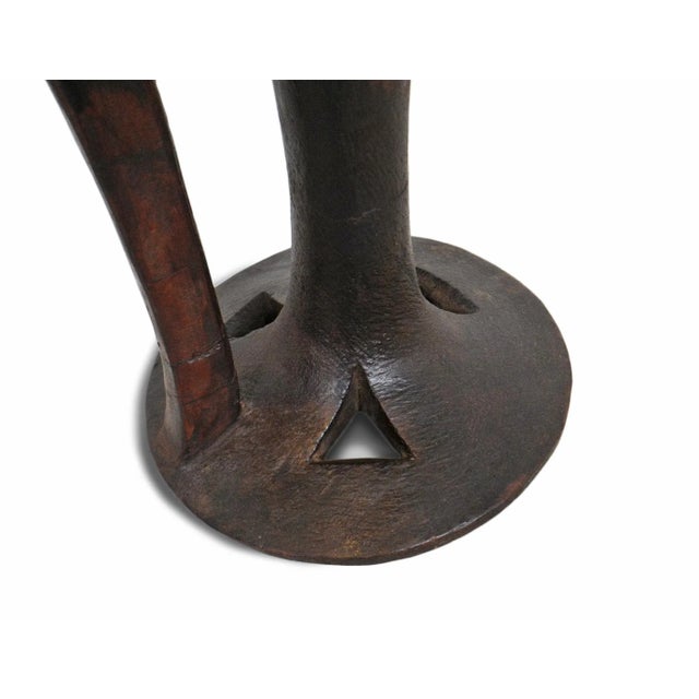 Vintage Naga Serving Bowl Stool For Sale In Los Angeles - Image 6 of 7