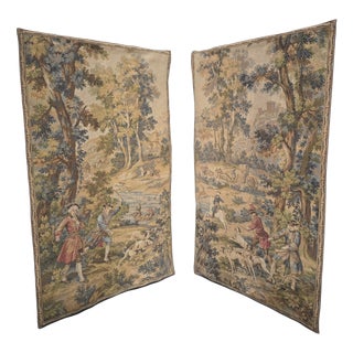 French Tapestries, 1910, Set of 2 For Sale