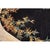 1920s 1920s Black Open Field Antique Artistic Art Deco Bamboo Design Chinese Oval Rug For Sale - Image 5 of 10