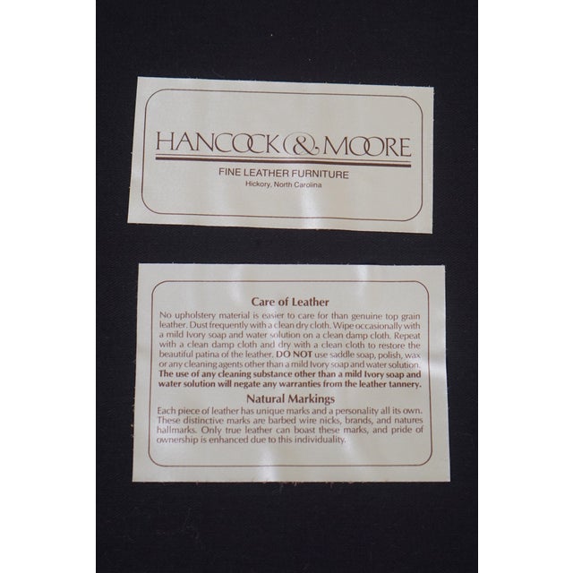 Hancock & Moore Burgundy Leather Chesterfield Sofa For Sale - Image 18 of 18