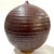 Mid-Century Modern 1980's Oxblood Stoneware Ridged Vessel With Nipple Top Opening - Ken Edwards Montana Potter For Sale - Image 3 of 11