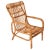 Mid-Century French Riviera Rattan and Bamboo Armchair, Italy, 1960s For Sale - Image 9 of 9