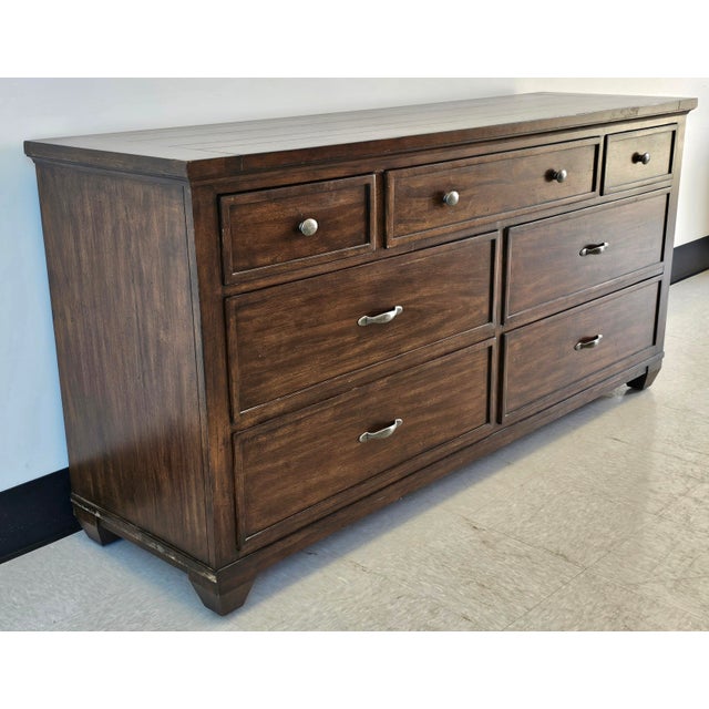 Ethan Allen Ethan Allen Reeves Collection Dresser Secretary For Sale - Image 4 of 12