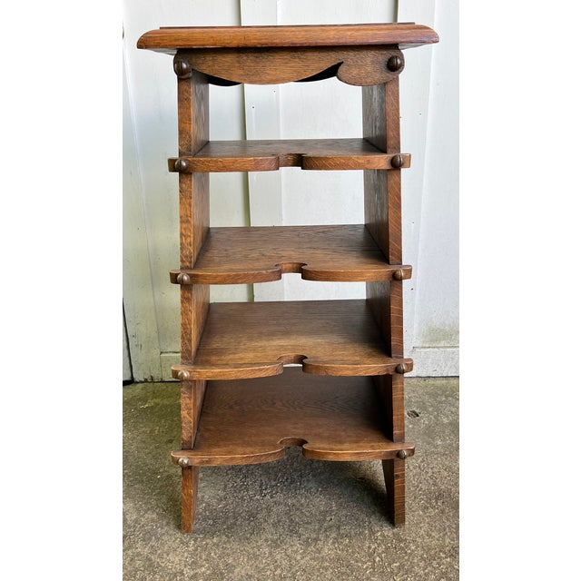 Arts & Crafts Oak Bookshelf Magazine Rack. Traditionally these were called magazine racks and you would stack your...
