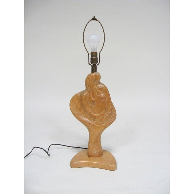 Heifetz 1900s Mid-Century Modern Heifetz Sculptural Table Lamp For Sale - Image 4 of 9