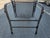 Vintage Russell Woodard Attributed Cantilever High Back Wrought Iron Briarwood Daisy Patio Chair For Sale - Image 17 of 17