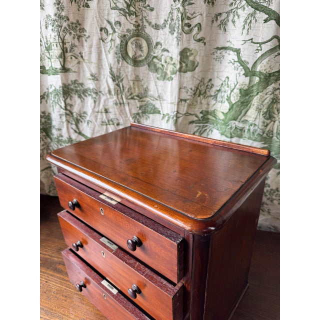 Small Watchmakers Chest of Drawers, 1890s For Sale - Image 10 of 14