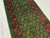 1990s Green Tribal Geometric Hallway Runner Rug With Red and Turquoise Border, 2'9" X 16'1" For Sale - Image 5 of 13