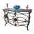 Thomasville Grandview Hall Table Console W/ Glass Top For Sale